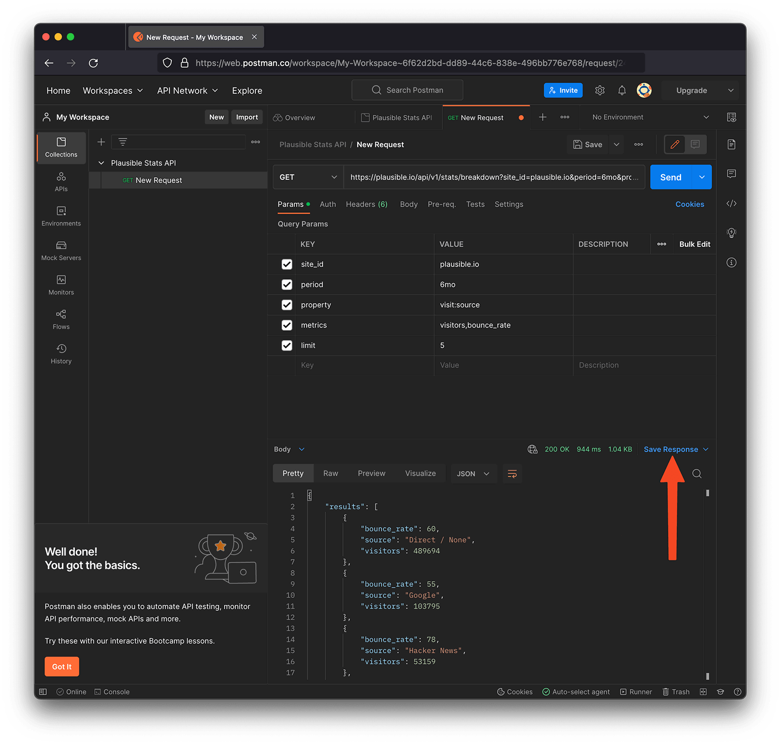 how-to-get-started-with-the-stats-api-using-postman-plausible-docs