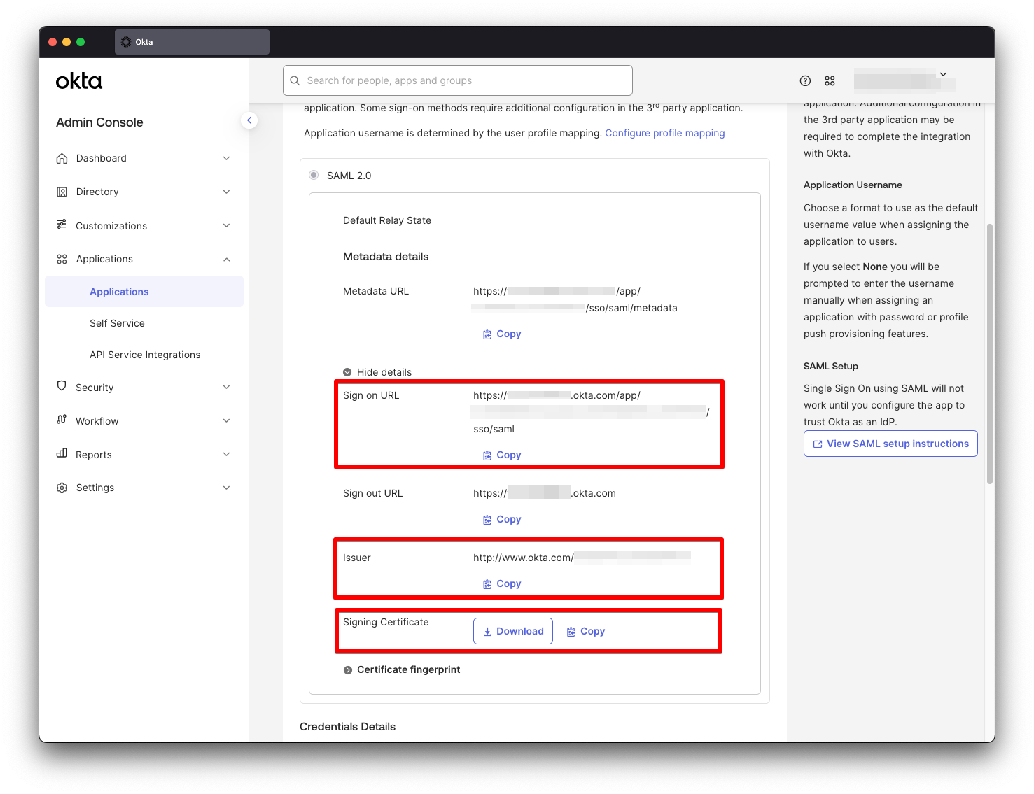 Okta app overview